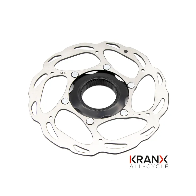 KranX Centre Lock Disc Brake Rotor 160mm - Silver-1