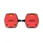 Look Geo City Grip Flat Pedal - Red