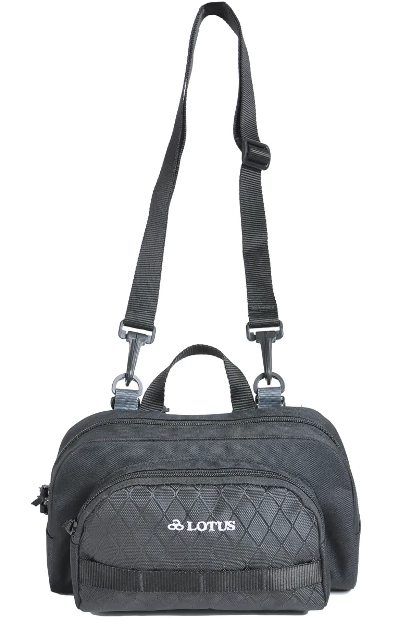 Lotus Tough Series TH7-6410 8.4L Handlebar Bag and Dry Bag - Black-2