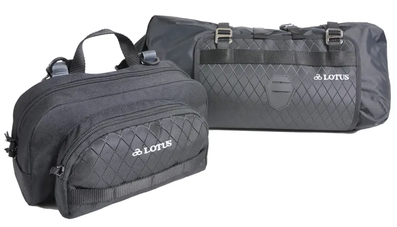 Lotus Tough Series TH7-6410 8.4L Handlebar Bag and Dry Bag - Black-1