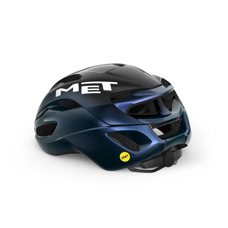 MET Rivale Road Cycling Helmet with MIPS - Blue Metallic-1