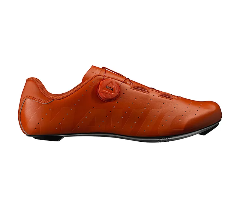 2021 Mavic Cosmic Boa Mens Road Cycling Shoes Red/Orange