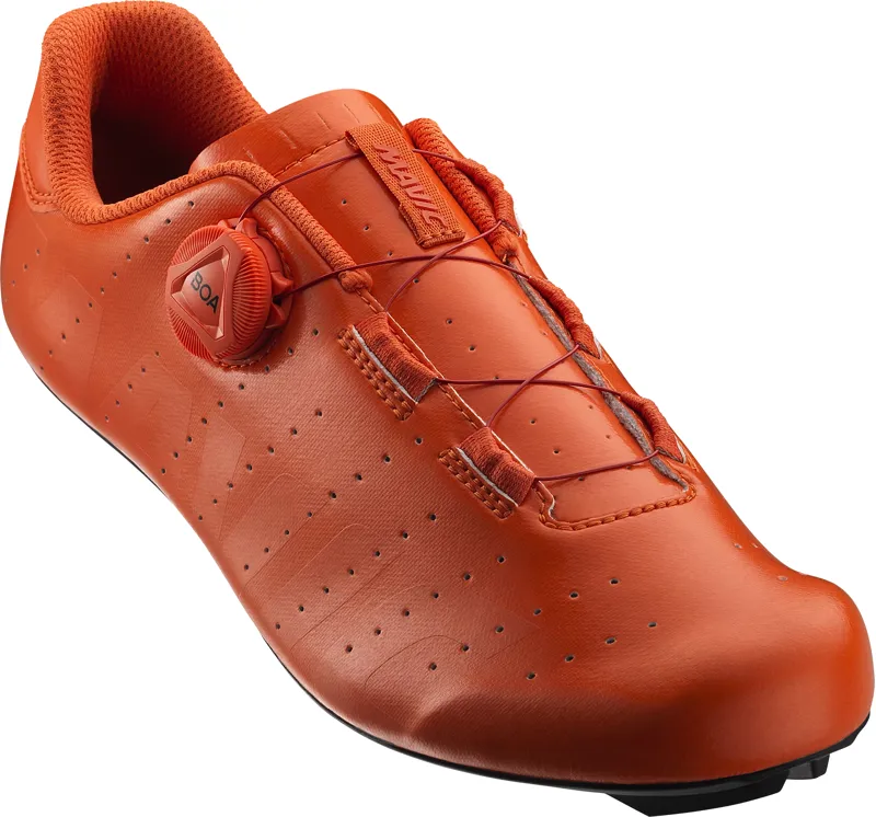 Mavic Cosmic Boa Road Cycling Shoes - Red/Orange-1