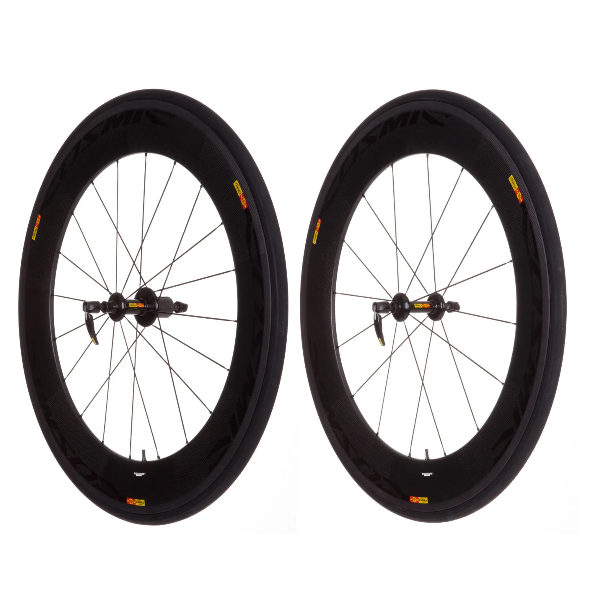 Mavic Cosmic Carbone 80 Tubular Wheelset Black - Main Image