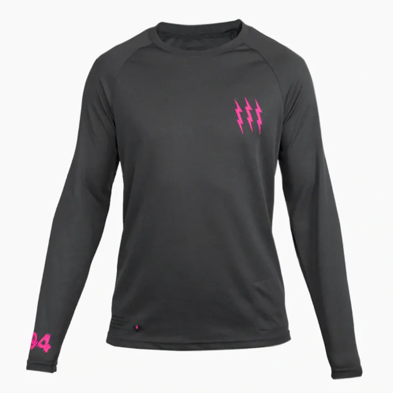 Muc-Off Long Sleeve Mens Mountain Bike Jersey - Grey