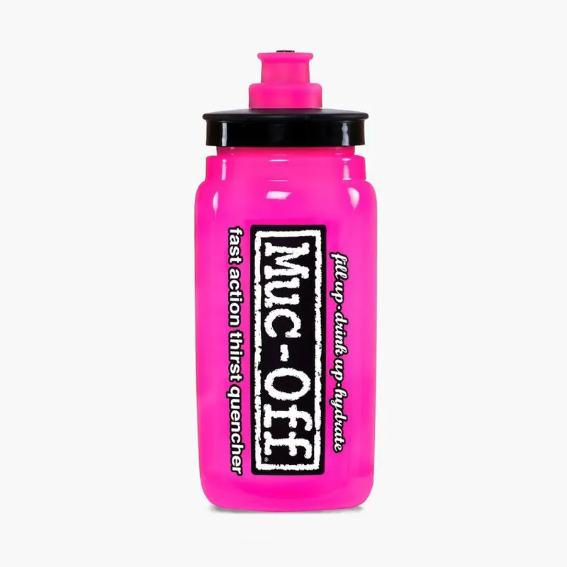 Muc-Off X Elite Fly 550ml Water Bottle - Pink