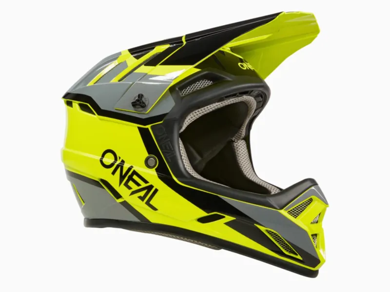 ONeal Backflip Strike Full Face MTB Helmet - Neon Yellow/Black-1