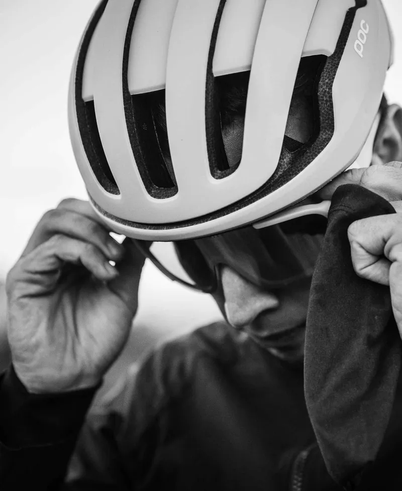 POC Omne Air Spin Road Cycling Helmet - Zinc Orange AVIP
