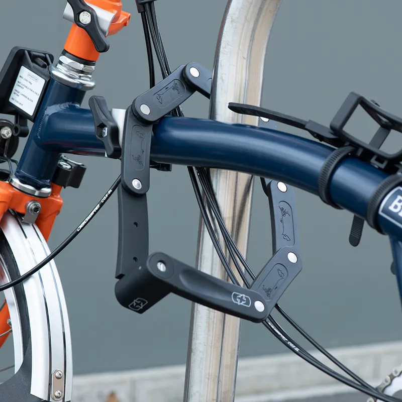 Oxford LinkLock CL Folding Bicycle Lock - Black-1