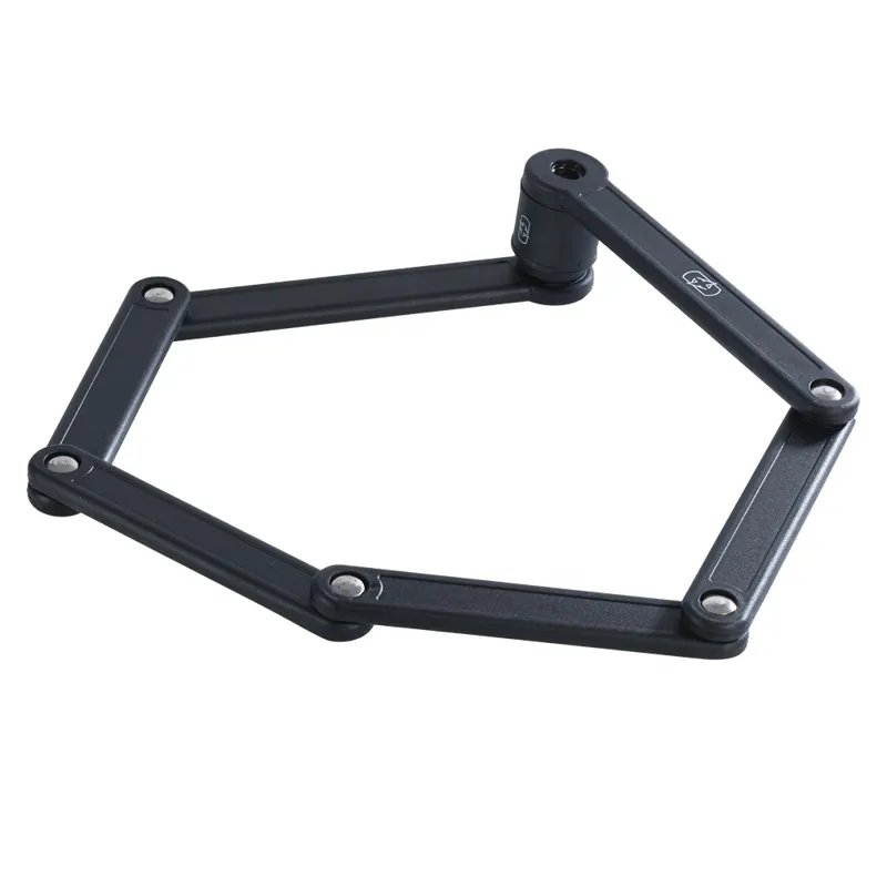 Oxford LinkLock Folding Bicycle Lock - Black-1