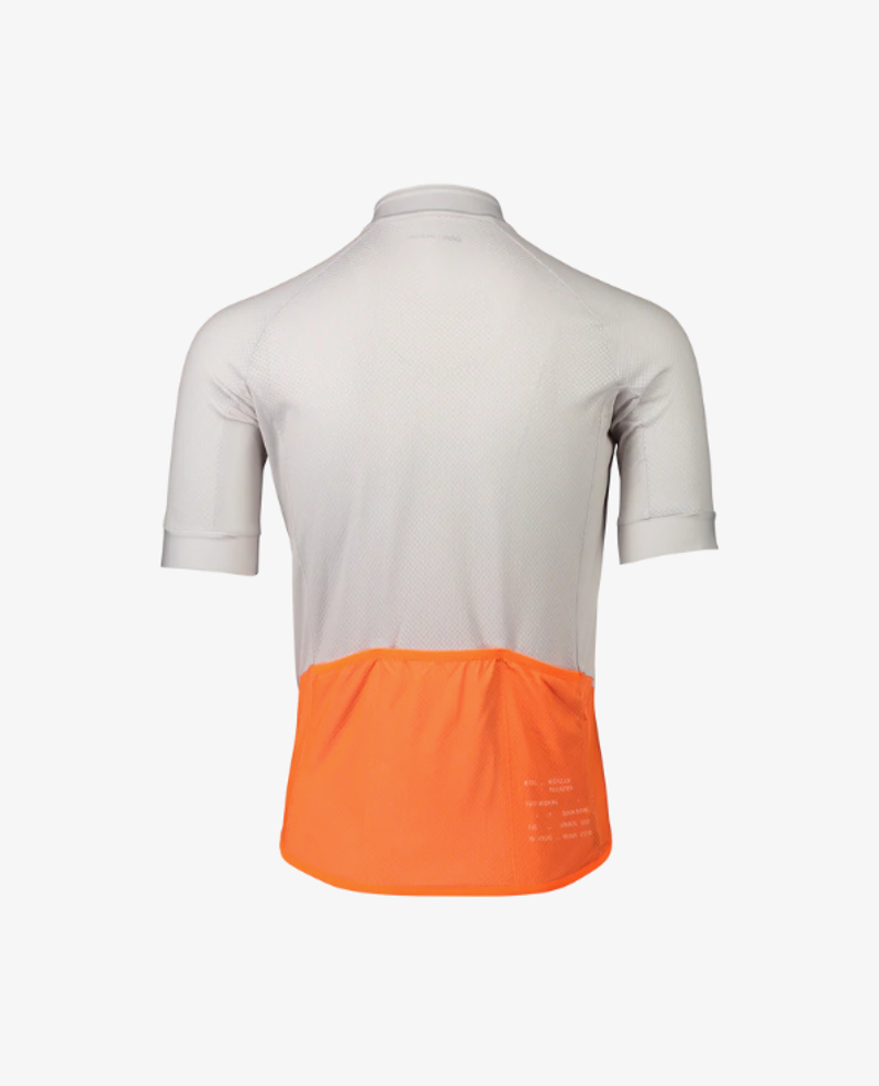 POC Essential Road Logo Short Sleeve Mens Cycling Jersey - Granite Grey-1