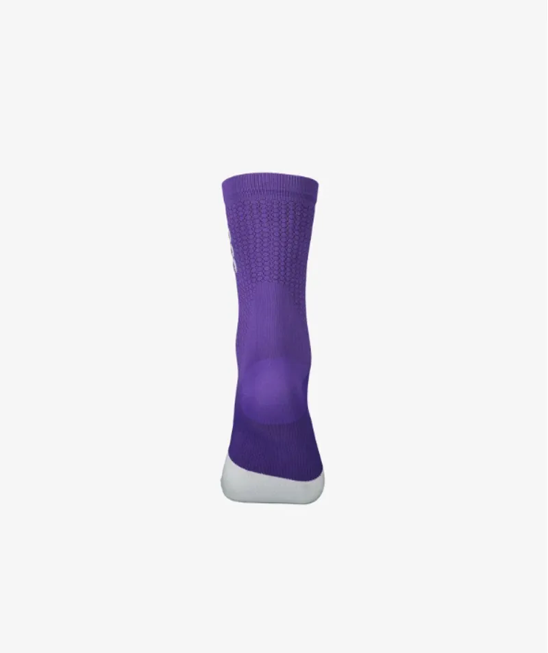 POC Flair Sock Mid - Sapphire Purple/Hydrogen White-1