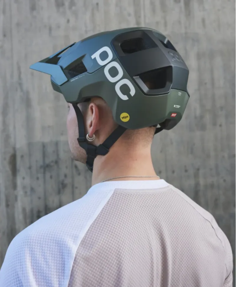 POC Kortal Race MTB Helmet with MIPS - Epidote Green/Uranium Black Metallic/Matt-5