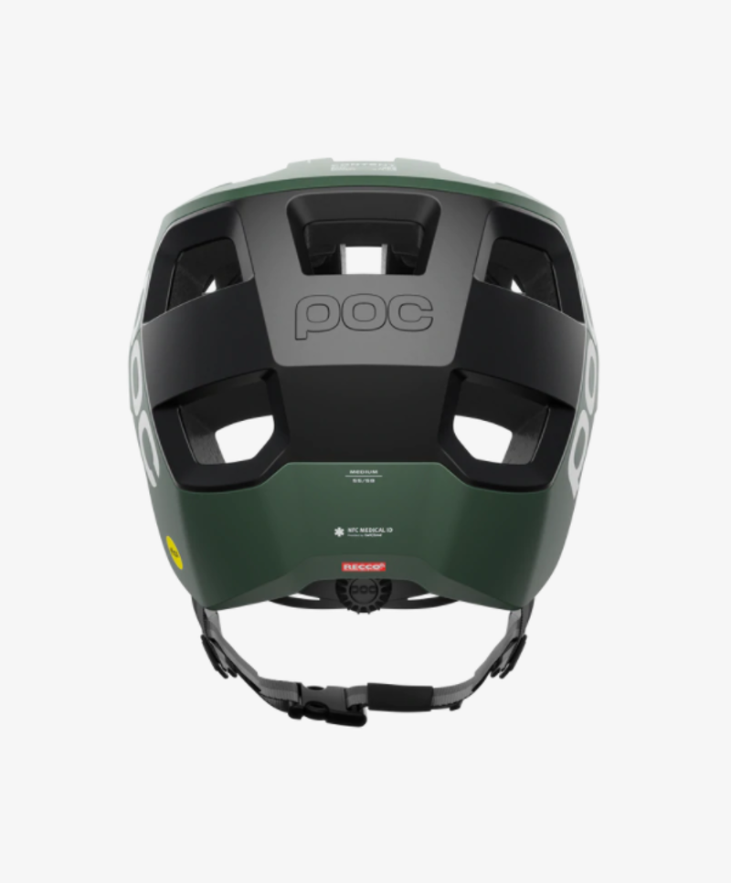POC Kortal Race MTB Helmet with MIPS - Epidote Green/Uranium Black Metallic/Matt-3