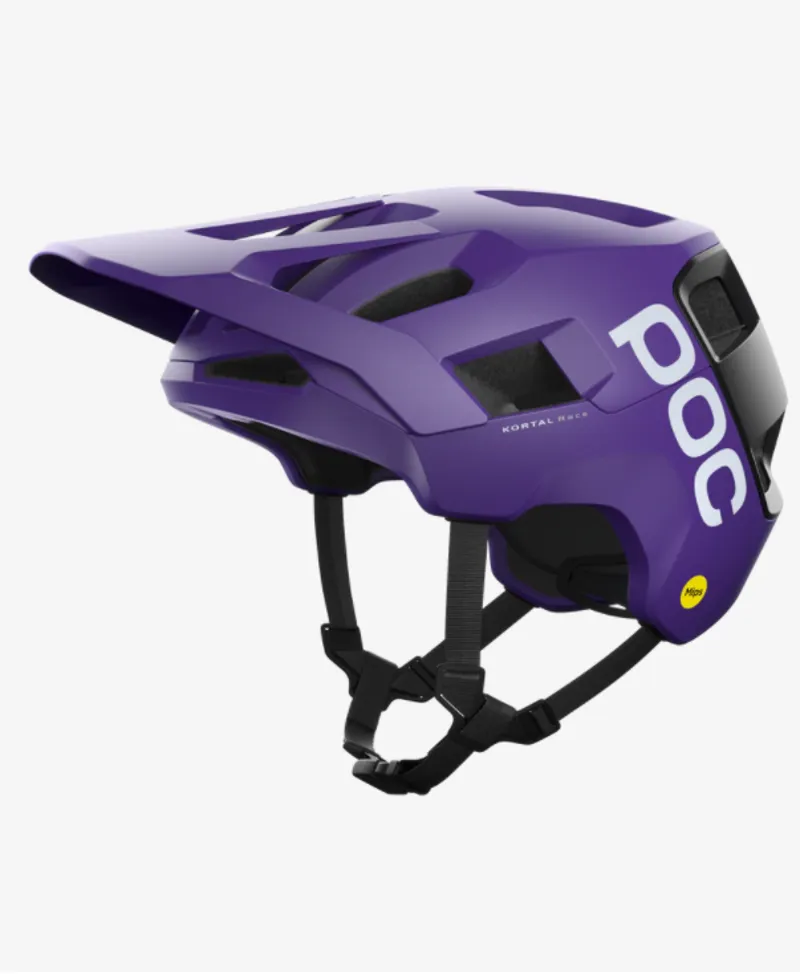 POC Kortal Race MTB Helmet with MIPS - Sapphire Purple/Uranium Black Metallic/Matt