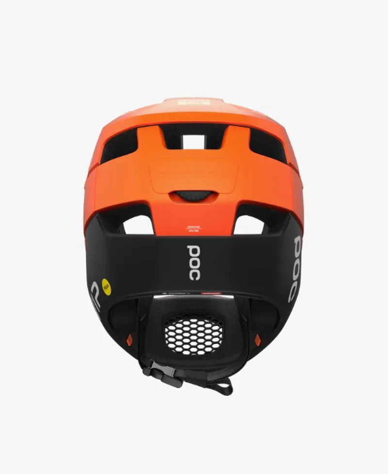 POC Otocon Race Full Face MTB Helmet with MIPS - Fluorescent Orange-4