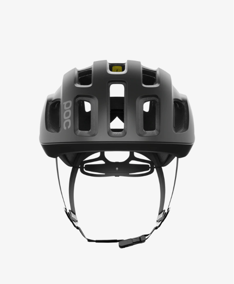 POC Ventral Air Road Cycling Helmet with MIPS - Uranium Black Matte-1