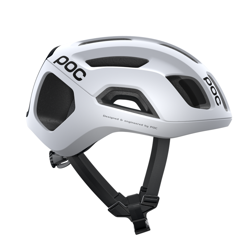 POC Ventral Air Spin Road Cycling Helmet - Hydrogen White Raceday-2