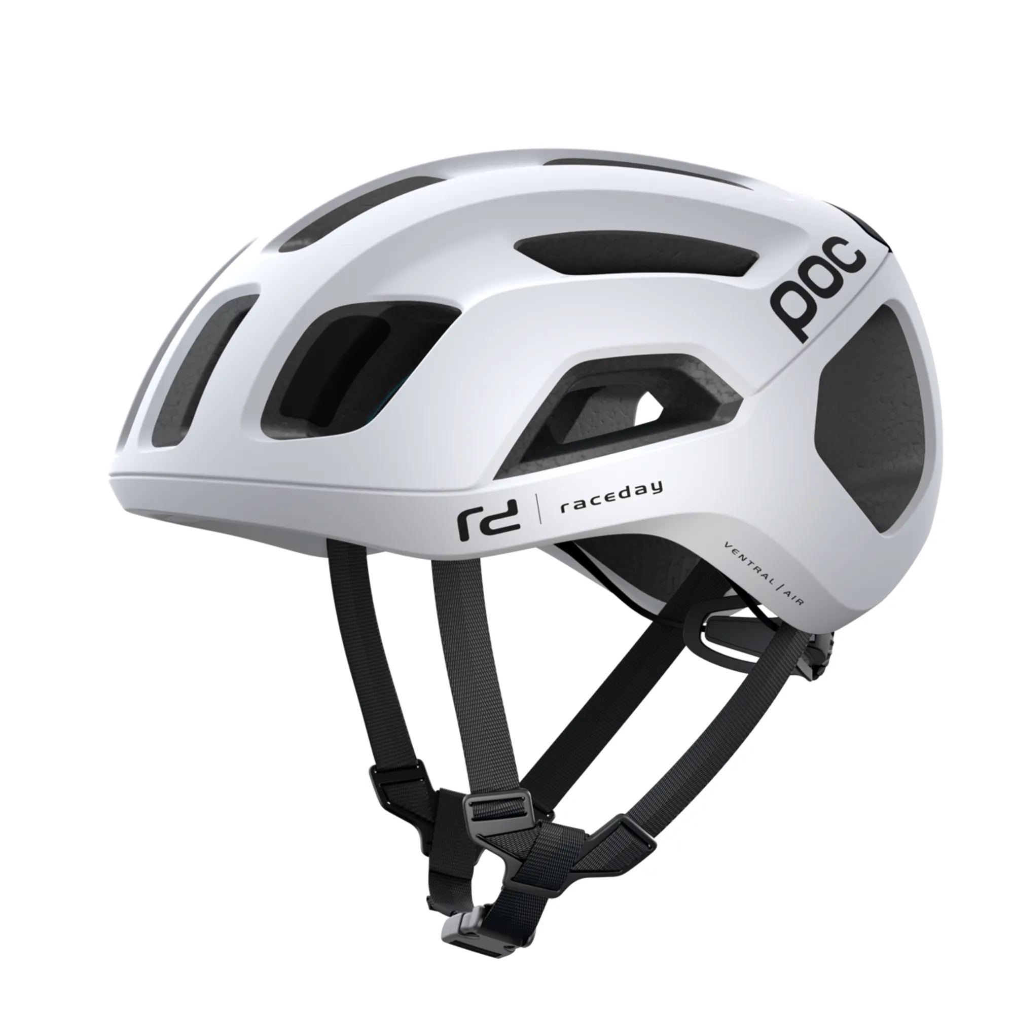 POC Ventral Air Spin Road Cycling Helmet Hydrogen White Raceday