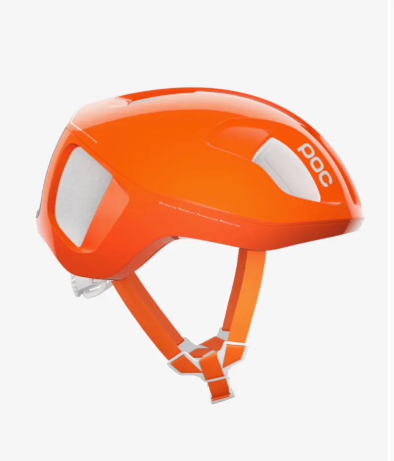 POC Ventral Road Cycling Helmet with MIPS - Fluorescent Orange AVIP-1