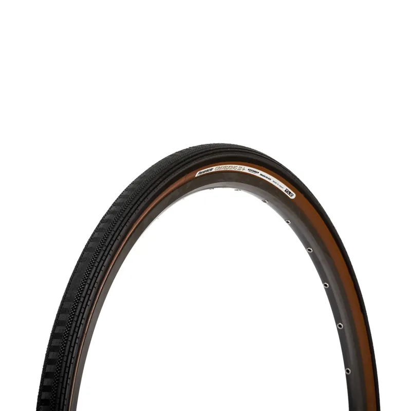 Panaracer GravelKing Semi Slick Plus TLC Folding Tyre - Black/Brown