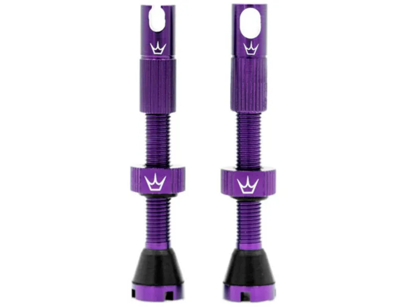 Peatys x Chris King Tubeless Mk2 Valves 42mm - Violet