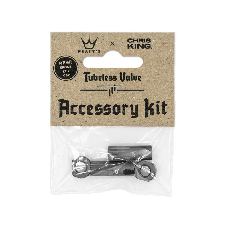 Peatys x Chris King Tubeless Valve Accessory Kit - Slate