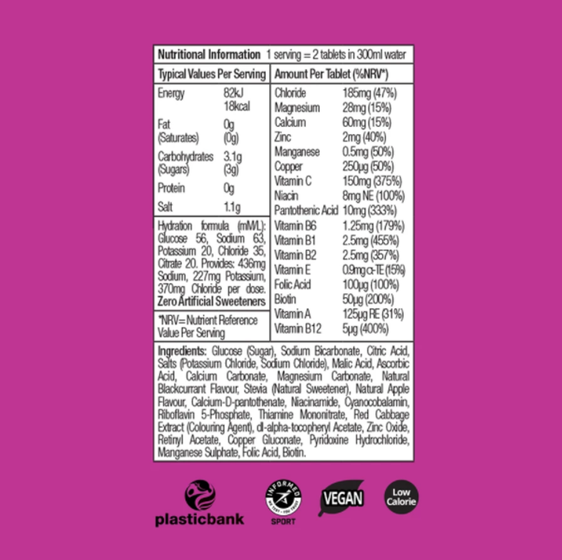 Phizz Multivitamin 10 Hydration Tablets 2-in-1 - Apple and Blackcurrant-3