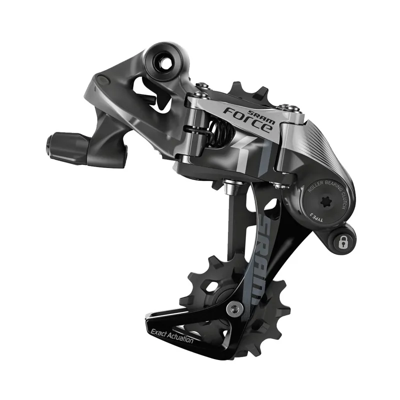 SRAM Force1 Rear Derailleur Long Cage 11-Speed for 10-42T T3 - Black