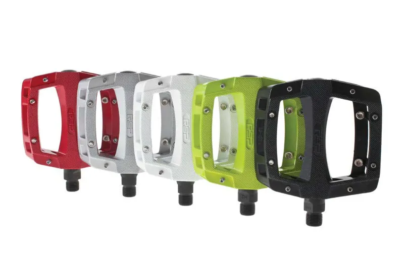 RSP Kustom Slim 9/16 inch Flat Mountain Bike Pedals - Black-1