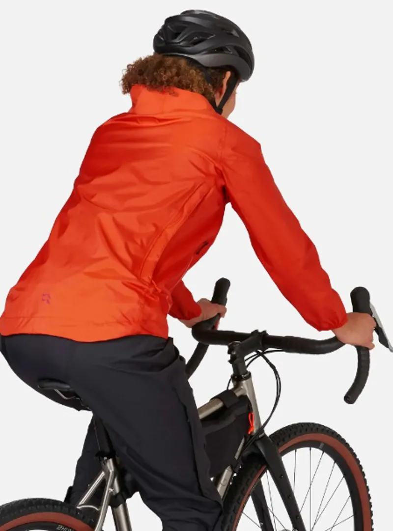 Rab Cinder Downpour Womens Waterproof Jacket - Red Grapefruit-3