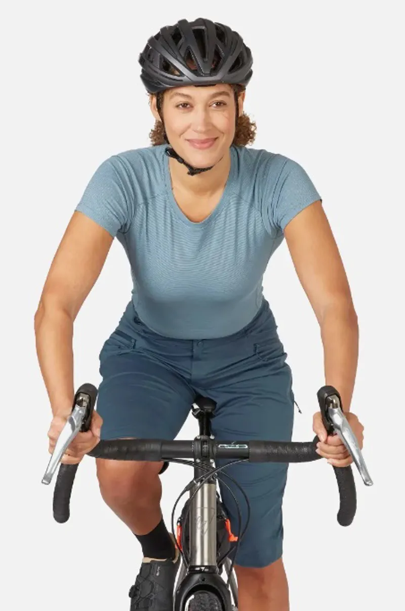 Rab Cinder Kinetic Womens Waterproof Shorts - Orion Blue-2