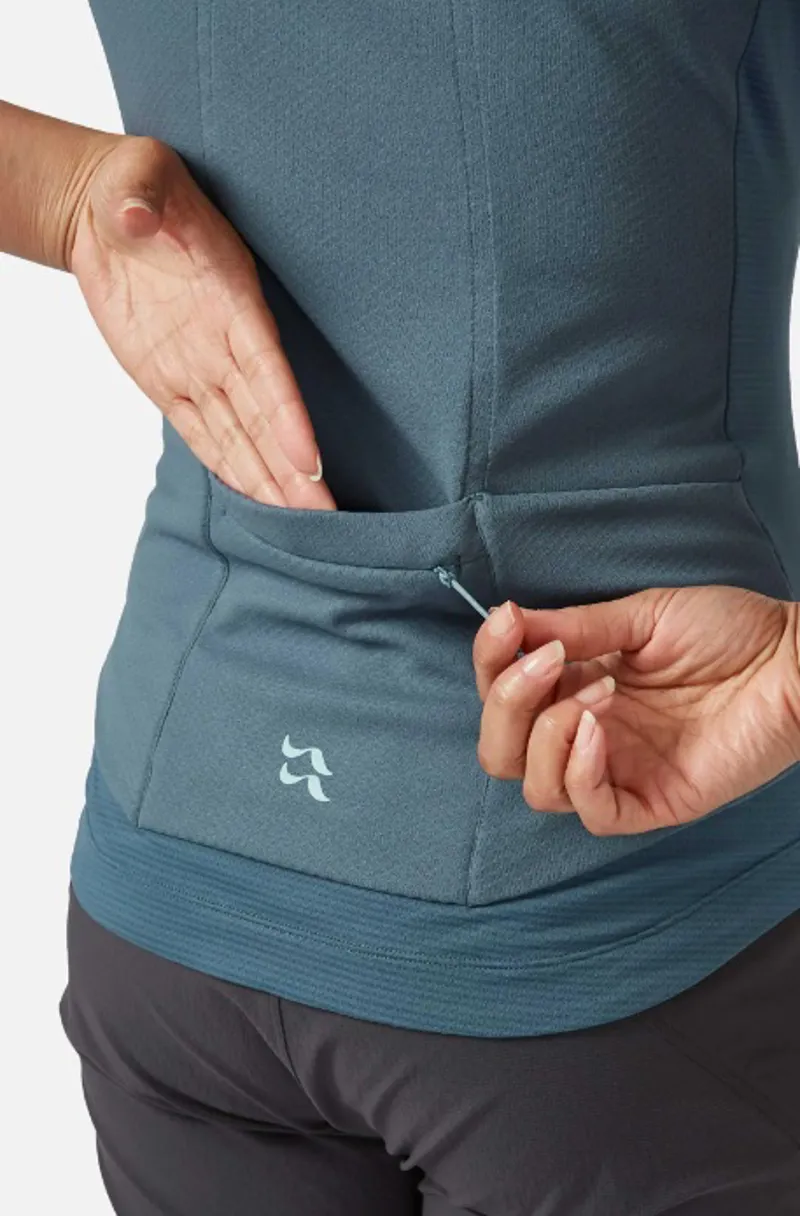 Rab Cinder Womens Jersey Top - Orion Blue-3