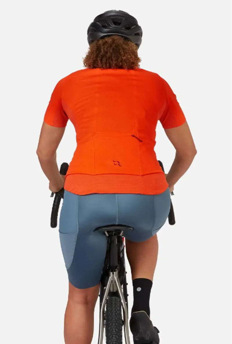 Rab Cinder Womens Jersey Top - Red Grapefruit-2