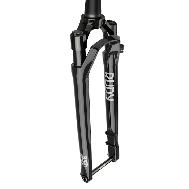 RockShox Fork Rudy Ultimate Race Day XPLR Crown 700c 12x100 45 Offset Tapered SoloAir 30mm - Gloss Black-1