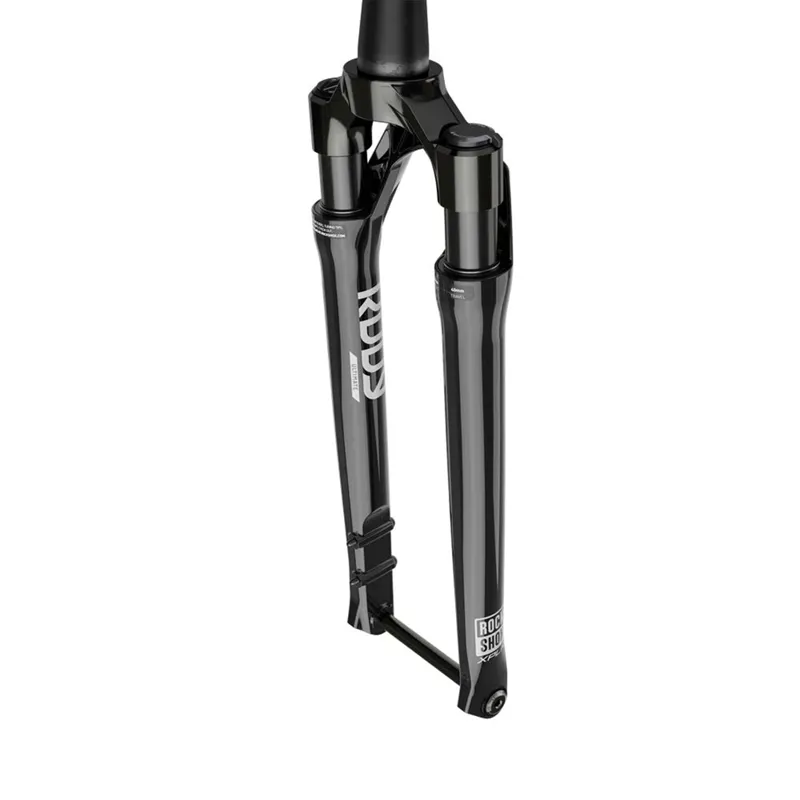 RockShox Fork Rudy Ultimate Race Day XPLR Crown 700c 12x100 45 Offset Tapered SoloAir 30mm - Gloss Black-2