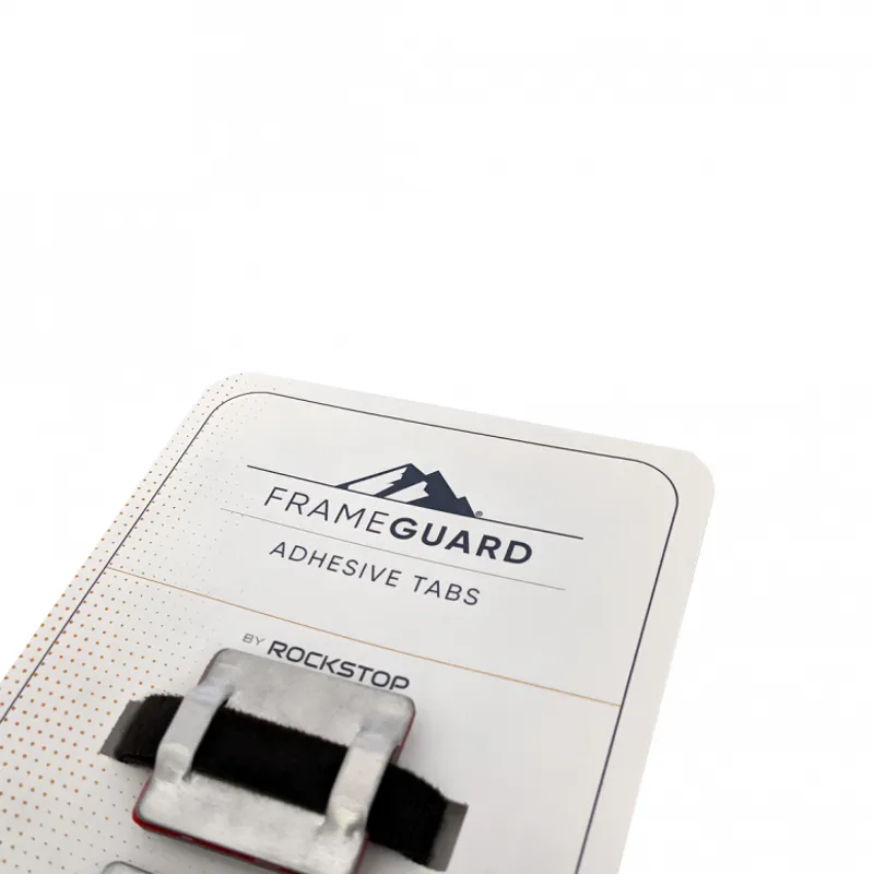 RockStop Frameguard Adhesive Tabs - Carbon/Alloy Frameguards