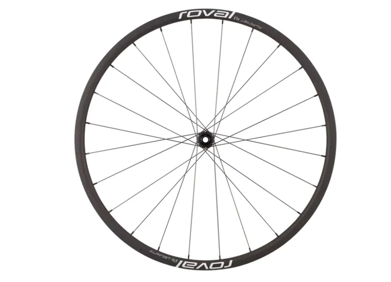 Roval Alpinist SLX Disc 700c Front Road Bike Wheel - Black/Charcoal-1
