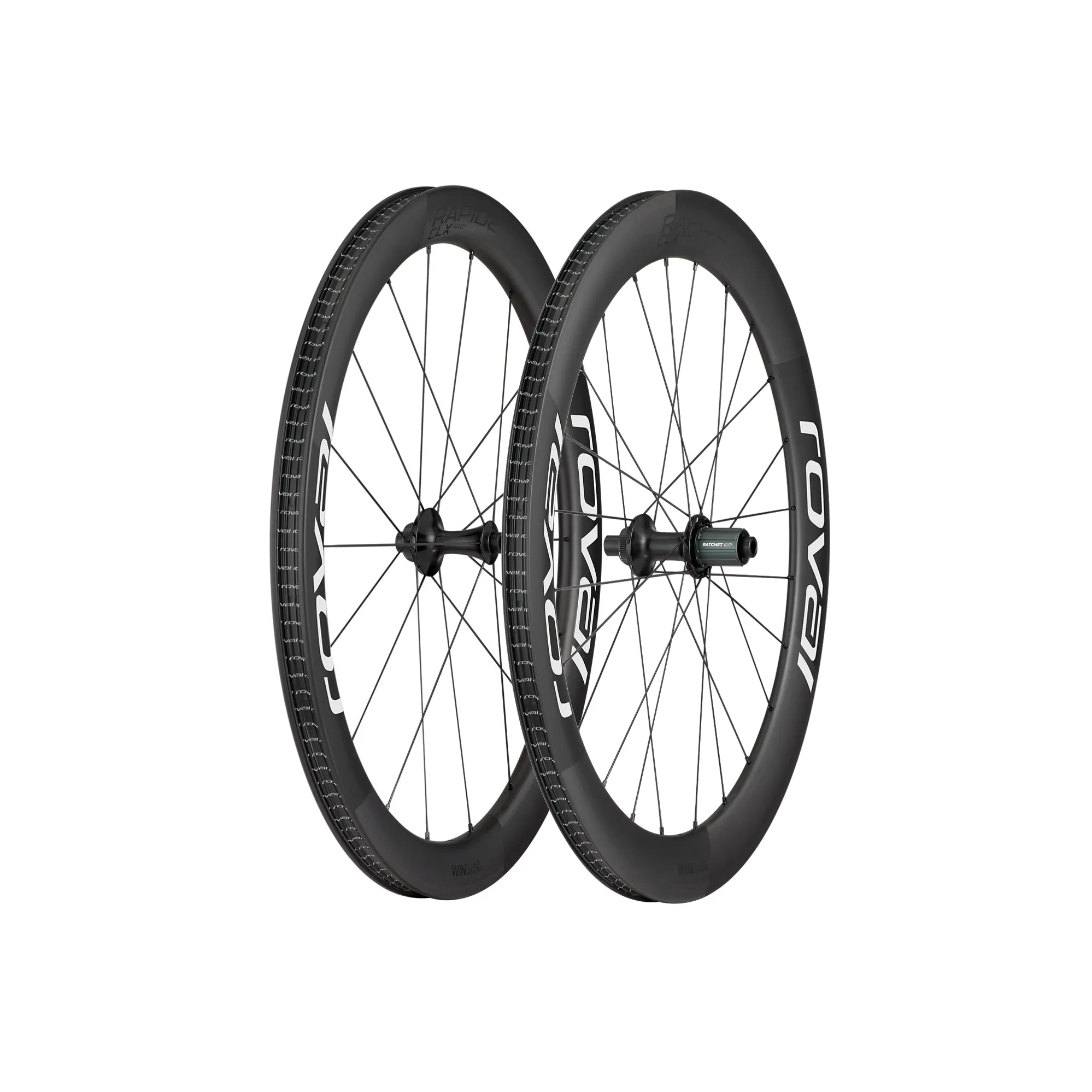 Roval Rapide CLX Disc Brake 700c Road Wheelset Satin Carbon/White