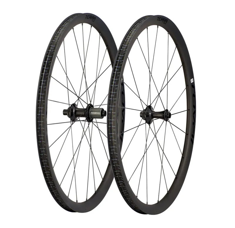 Roval Terra CLX 700c Wheelset - Satin Carbon/Gloss Black