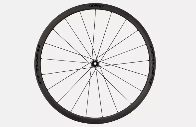 Roval Terra CLX II 700c Front Wheel - Satin Carbon/Gloss Black-1