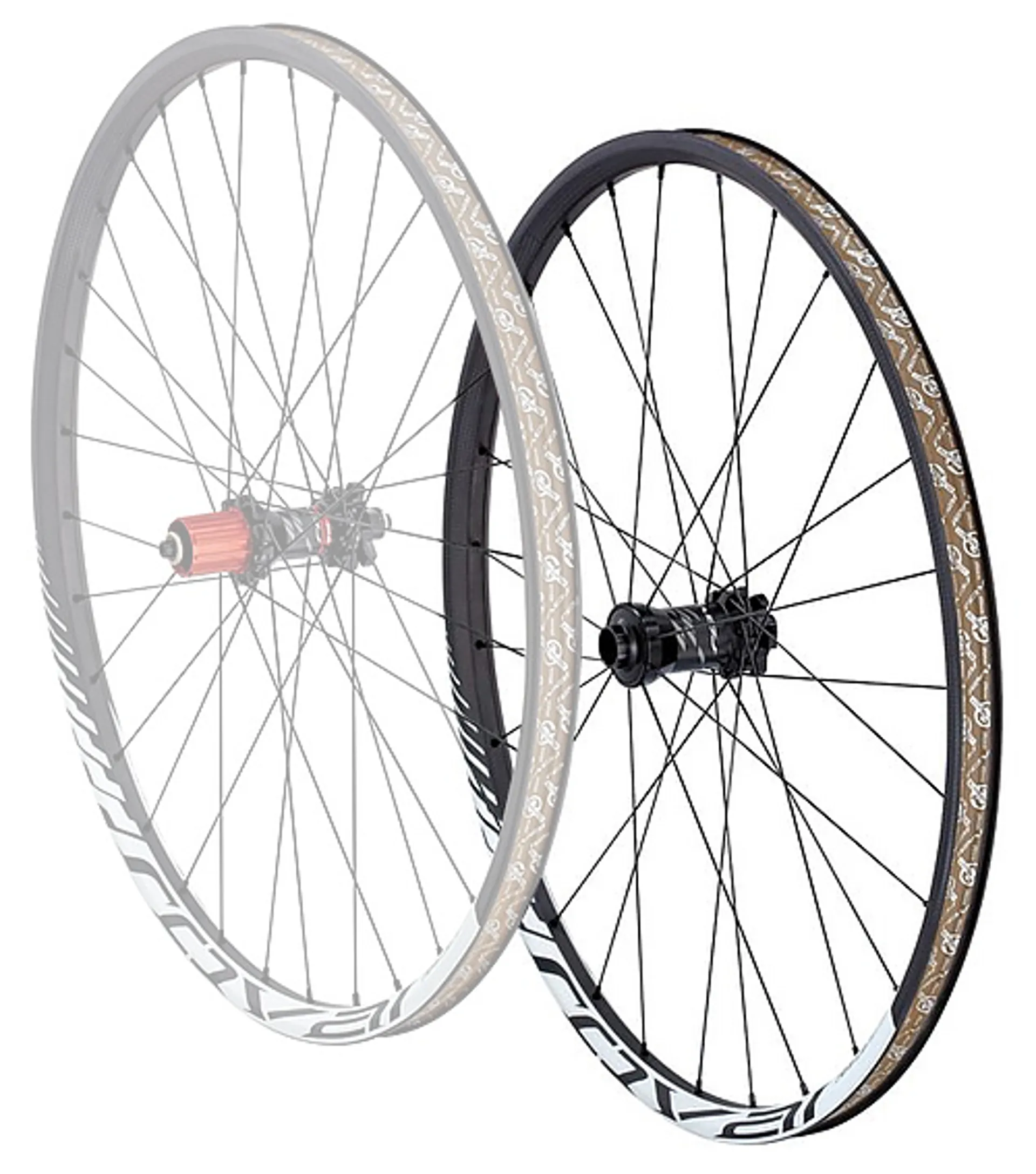 Roval Traverse SL 29 Front Wheel Carbon/White Wedge Eur