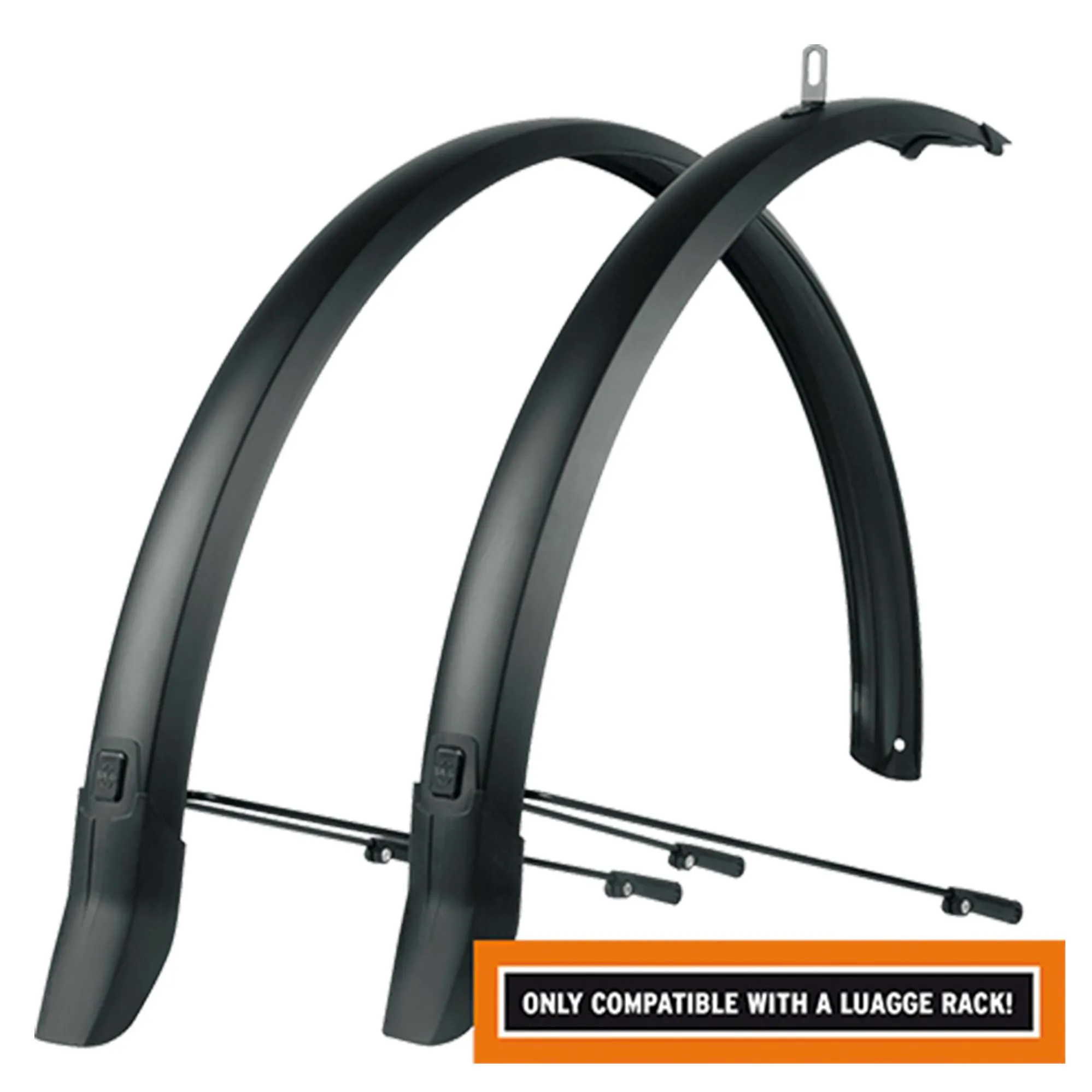 SKS Bluemels Mudguard Set Primus Single U-Stay 28in 53mm Black