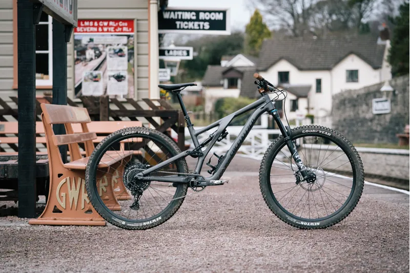 2022 S-Works Stumpjumper Mountain Bike - Brushed Black - Size S5-7