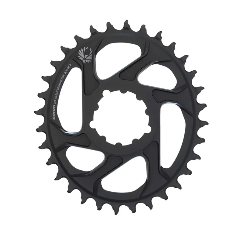 SRAM Chainring X-Sync 2 Oval 32T Direct Mount 6mm Offset Alum Eagle - Black
