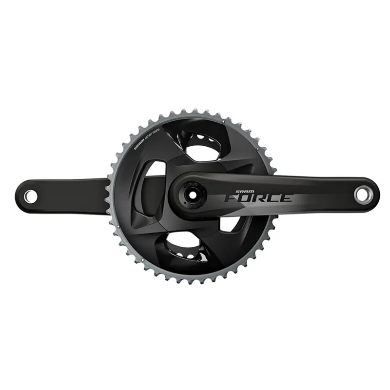 SRAM Force D1 DUB Crankset - Gloss Black