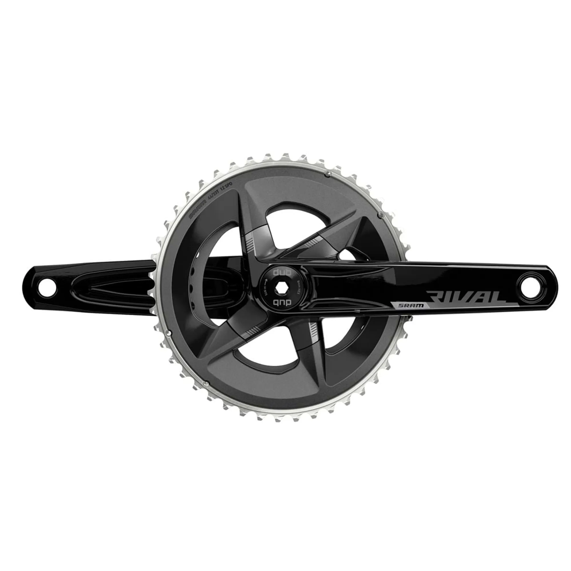 SRAM Rival eTap AXS Crankset D1 DUB Black - Main Image