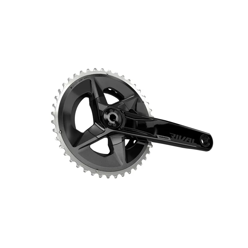 SRAM Rival AXS Crankset D1 DUB Wide 43-30T - Black-1