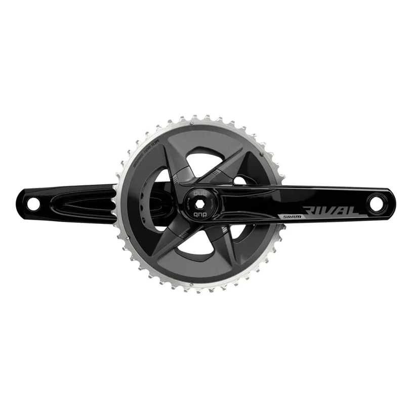 SRAM Rival AXS Crankset D1 DUB Wide 43-30T - Black