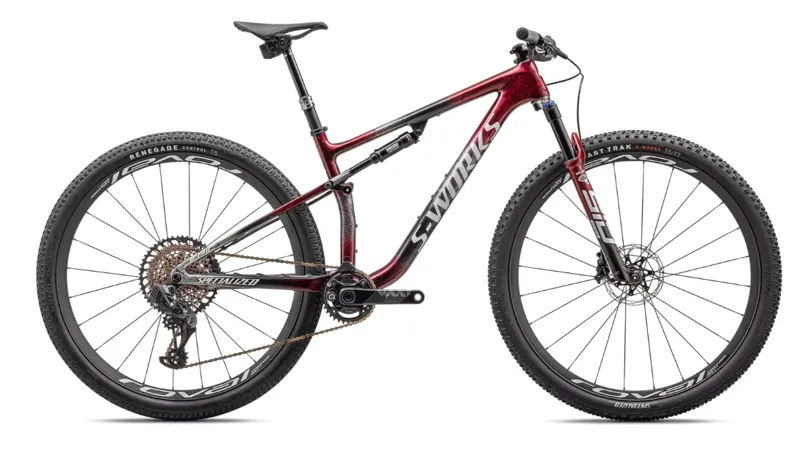 2023 S Works Epic Mountain Bike Gloss Red Tint Black Tint